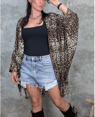 Kimono leopardo