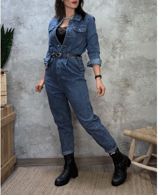 Mono camisero denim