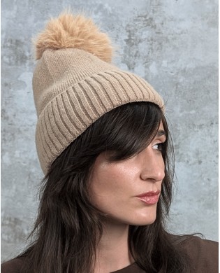 Gorro pompon color