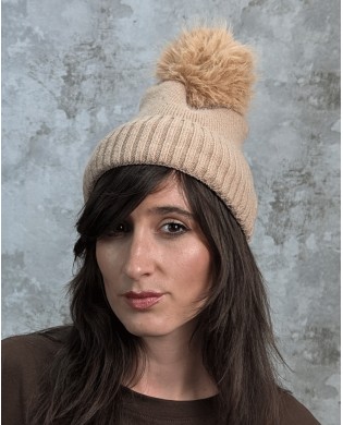 Gorro pompon color