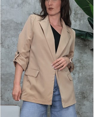 Blazer boton safari