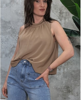 Blusa gasa lazo