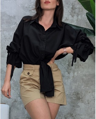 Blusa lazo crop